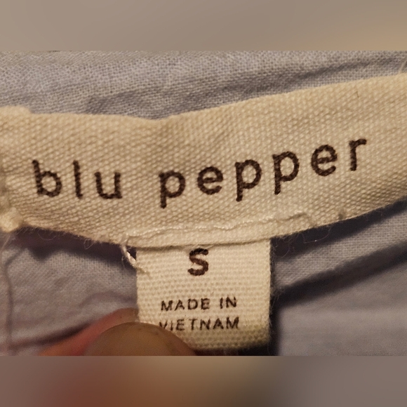 Blu Pepper Long Sleeve Ruffle MAXI Dress Size Small - Picture 3 of 3